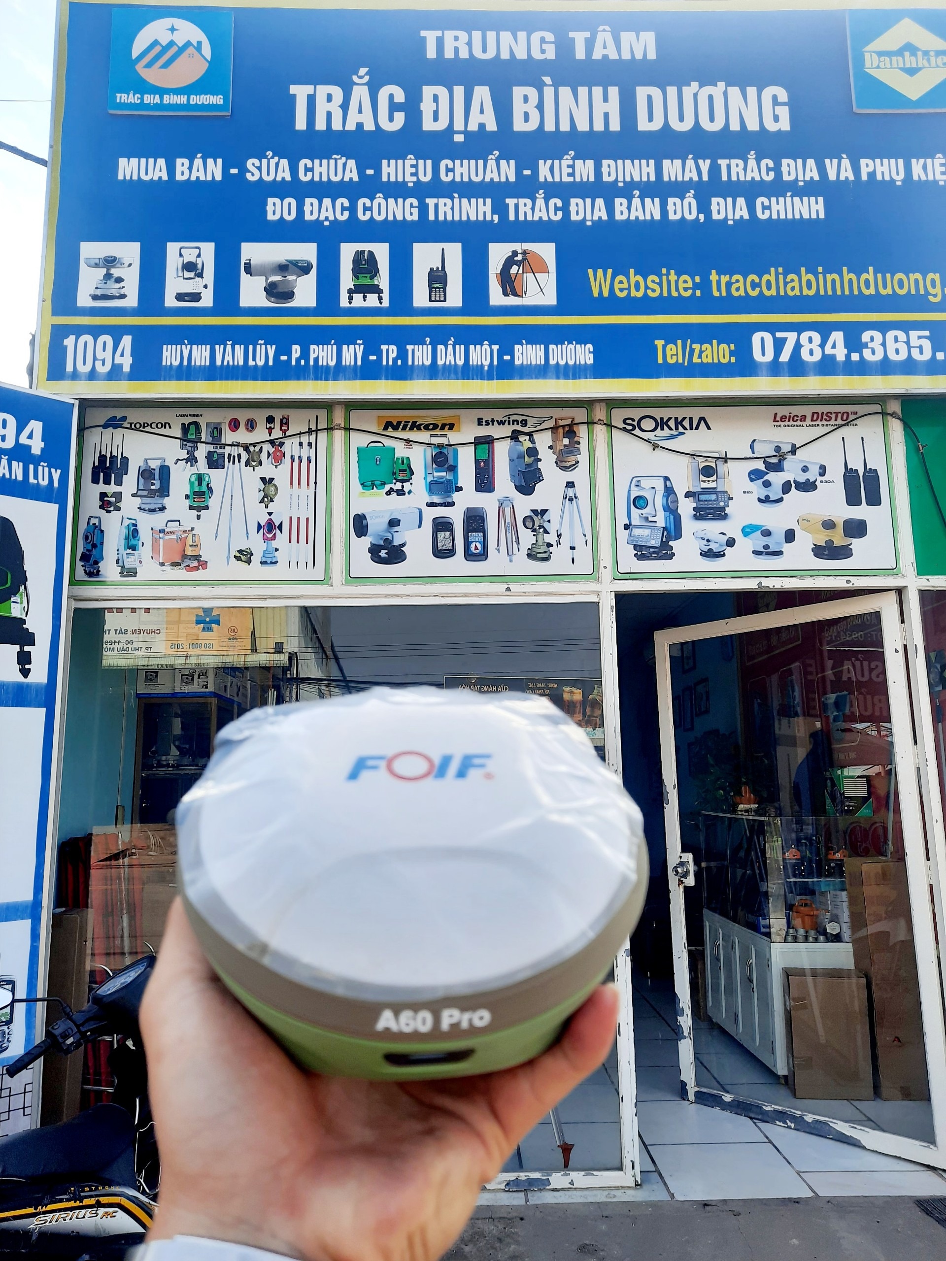 MÁY ĐỊNH VỊ GPS RTK A60 Pro CHÍNH HÀNG Foif