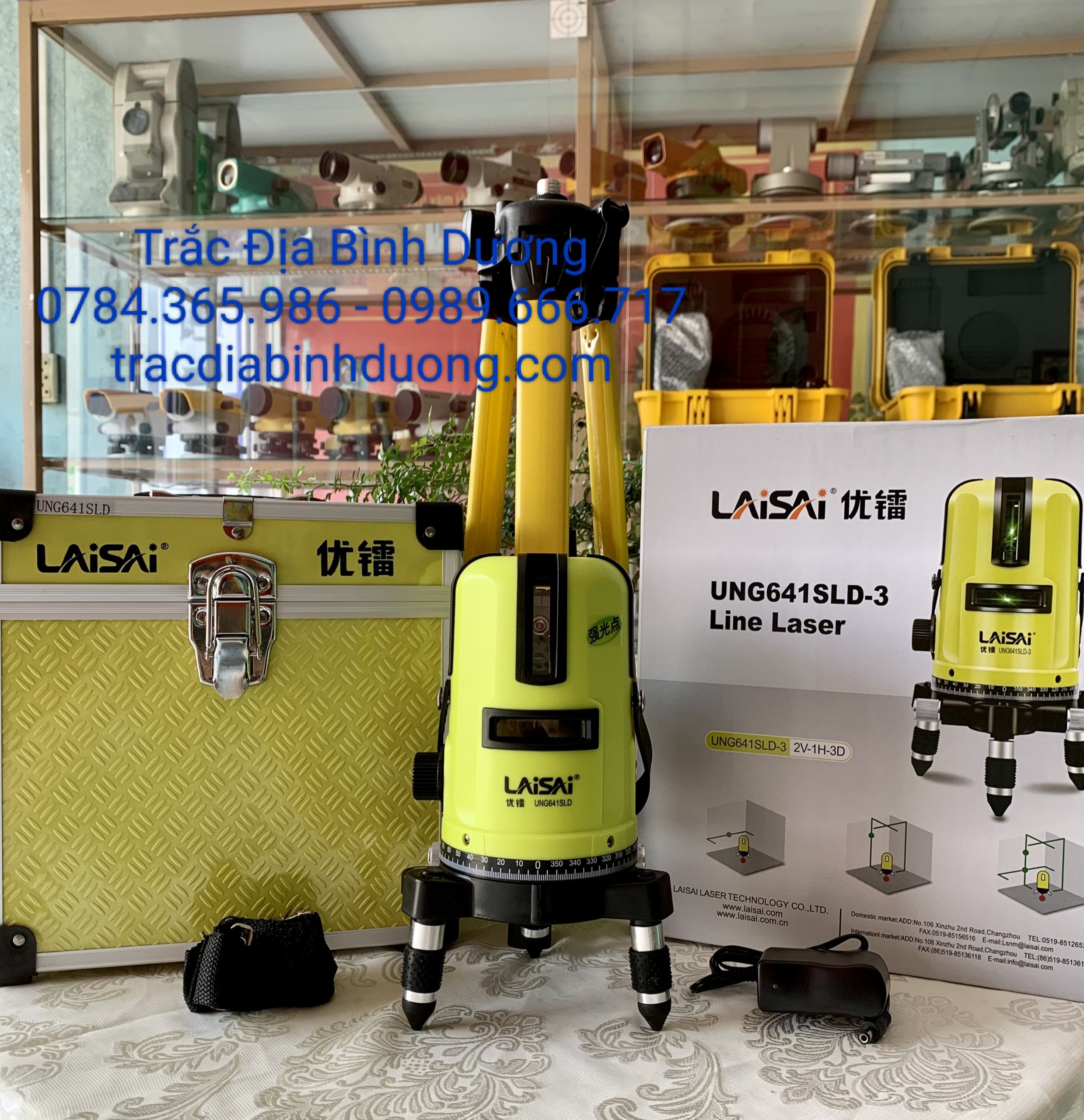 MÁY CÂN BẰNG LASER 5 TIA XANH LAISAI UNG641SLD